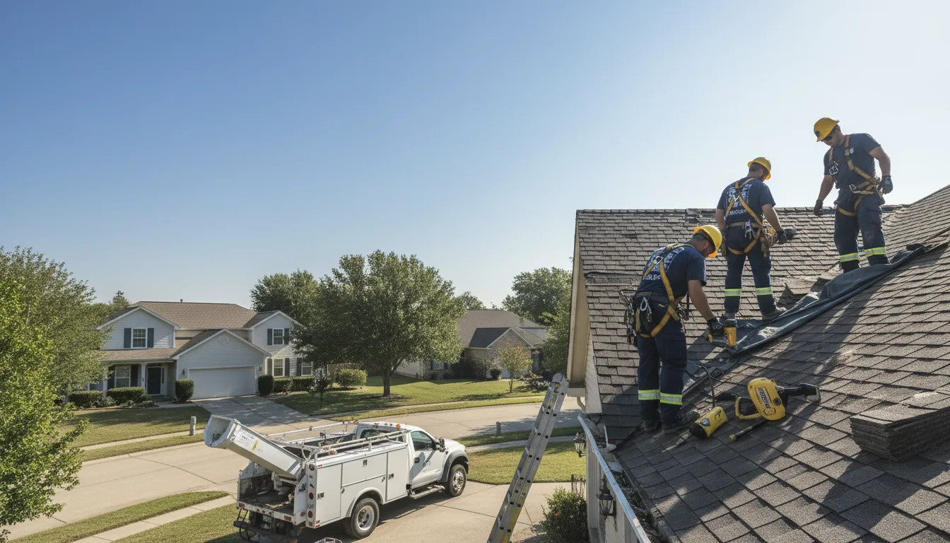 Hail Damage Roof Repair in Starford, PA